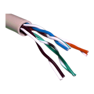 Cable UTP Safire - Categoría 5E - Bobina de 305 metros - Funda gris - Diámetro 5,5 mm - Libre de halógenos