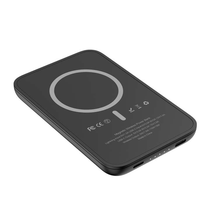 VEGER - Batería externa - Capacidad 5000 mAh - Voltaje 3.85 V /Polímero de litio - Capacidad nominal 6050 mAh - Potencia 18.5Wh