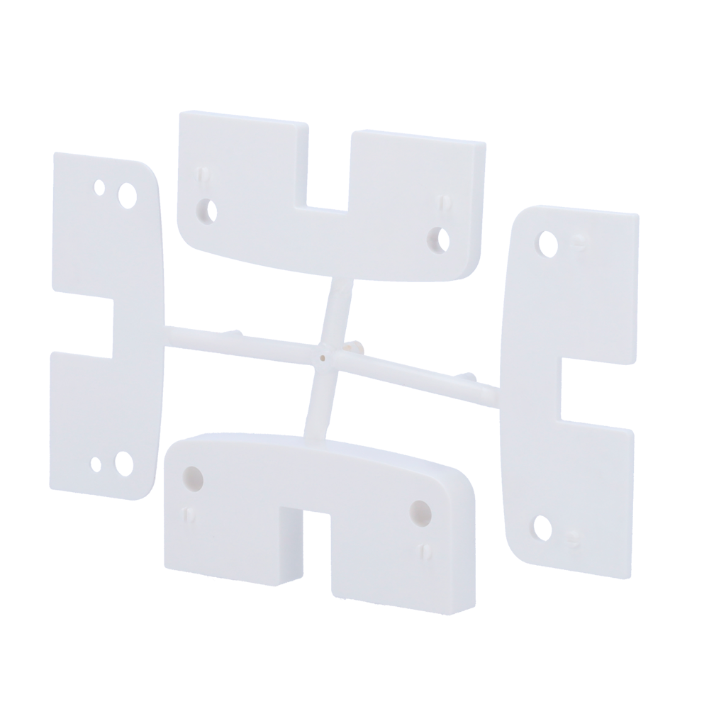 Soporte para cerrojo inteligente - Compatible con WM-BOLT-W y WM-BOLT-WIFI-W - Apto para ajustar la pieza del marco - Grosor: 1 mm / 2 mm / 5 mm / 10 mm - Soportes combinables - Color blanco