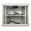 Wall-mounted rack cabinet - Up to 9U 19" rack - Up to 100 Kg load - With ventilation and cable management - Fan, tray and 6-socket power strip included - Supplied unassembled