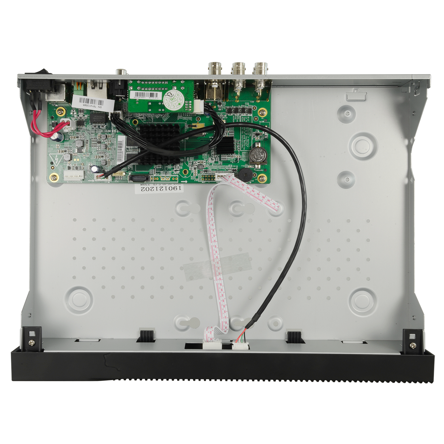 Videoregistratore 5n1 Safire H.265+ - Risparmia spazio e larghezza di banda - 4 CH HDTVI / HDCVI / AHD / CVBS / 1 IP - 4Mpx LiteHDTVI/1080p (12FPS) - Uscita HDMI Full HD, VGA e BNC (CVBS) - Allarmi (4/1) | 1 CH audio / 1 HDD