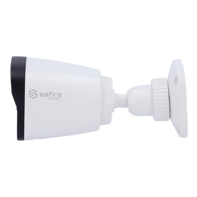 Safire Smart - Cámara Bullet IP gama B1 Night Color - Resolución 2 Megapíxel (1920x1080) - Lente 2.8 mm | Micrófono integrado - Led blanco alcance 20 m | PoE (IEEE802.3af) - Impermeabilidad IP67