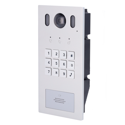 IP video intercom for home - 2Mpx camera - Two-way audio - Monitoring via APP device for telephone - Access via code or MF card - Powered by standard PoE
