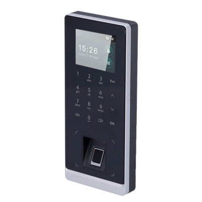 Access and presence control - Fingerprint, keypad and MF card - 30,000 users / 150,000 logs - TCP/IP, WiFi, USB, RS485 and Wiegand - Integrated controller | Suitable for outdoor use IP65 - SmartPSS software