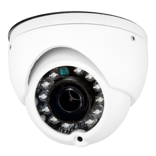 Telecamera dome Gamma 1080p PRO - 4 in 1 (HDTVI / HDCVI / AHD / CVBS) - 1/2.9" Sony© 2.19 Mpx Exmor IMX323 - Lente 2.8 mm | Mircofono integrato - IR LEDs portata 8 m - Menù OSD remoto da DVR