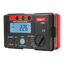 Tester del tempo di scatto dell'interruttore automatico - Display LCD fino a 1000 conteggi - Compatibile con circuiti monofase 195V~253V - Misurazione della tensione AC fino a 600V  - Selettore di fasi 0º e 180º - Spegnimento automatico