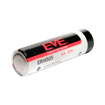 EVE - AA / ER14505 battery - Voltage 3.6 V - Lithium - Nominal capacity 2600 mAh - Compatible with the products in the catalog