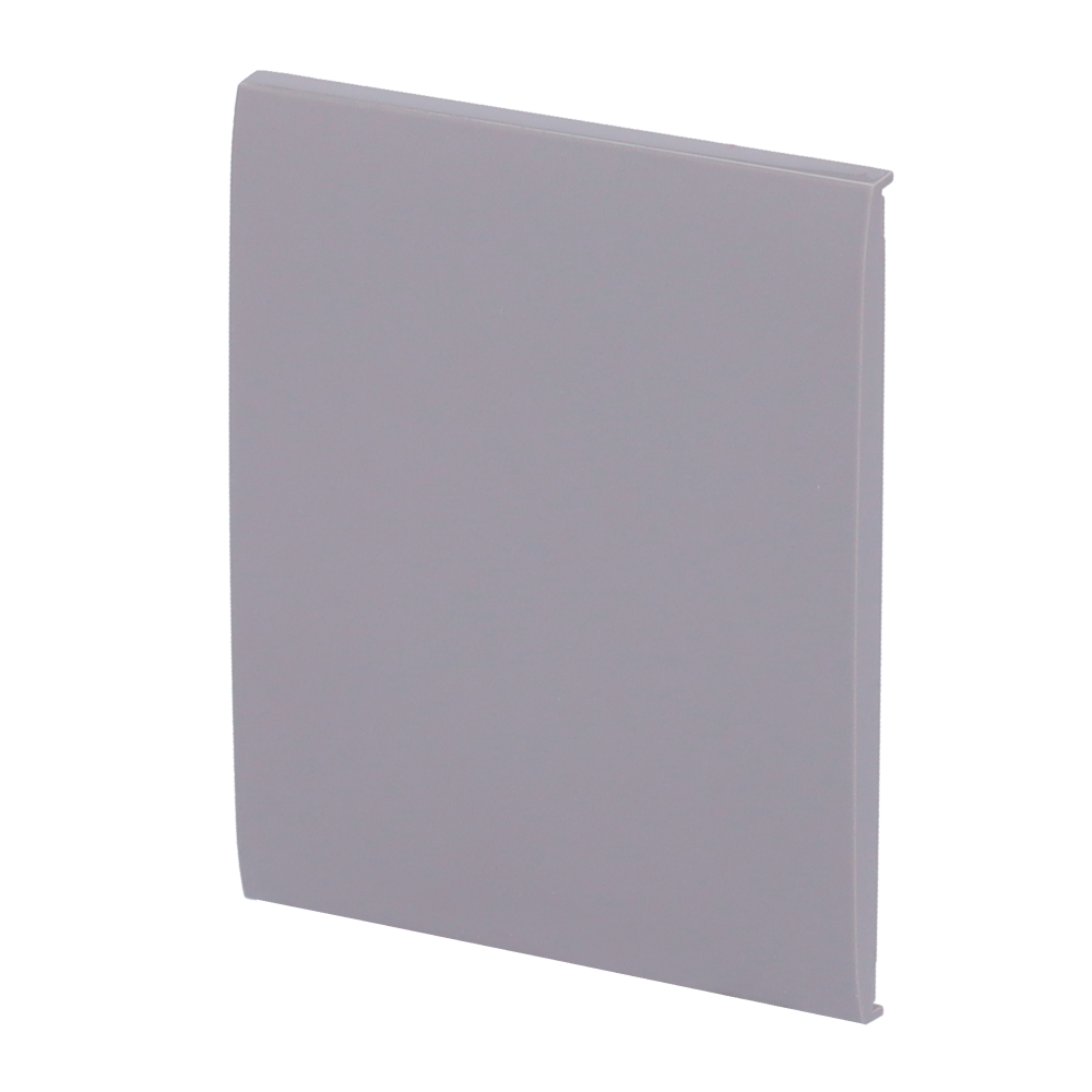 Ajax - LightSwitch CenterButton - Single Switch Touch Panel - Compatible with AJ-LIGHTCORE-1G / -2W - LED Backlight - Contactless Center Touch Panel - Gray Color