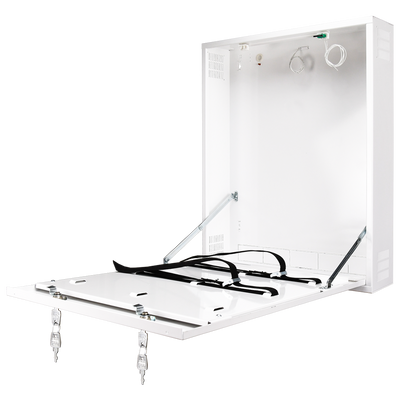 Box di sicurezza - Speciale per installazione a parete - Formato verticale - 2 chiavi e serrature  - Ingressi per cablaggio - IP 20