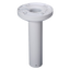 Roof bracket - Height 240 mm - Suitable for outdoors - White color - Compatible with XSECURITY - Cable entry