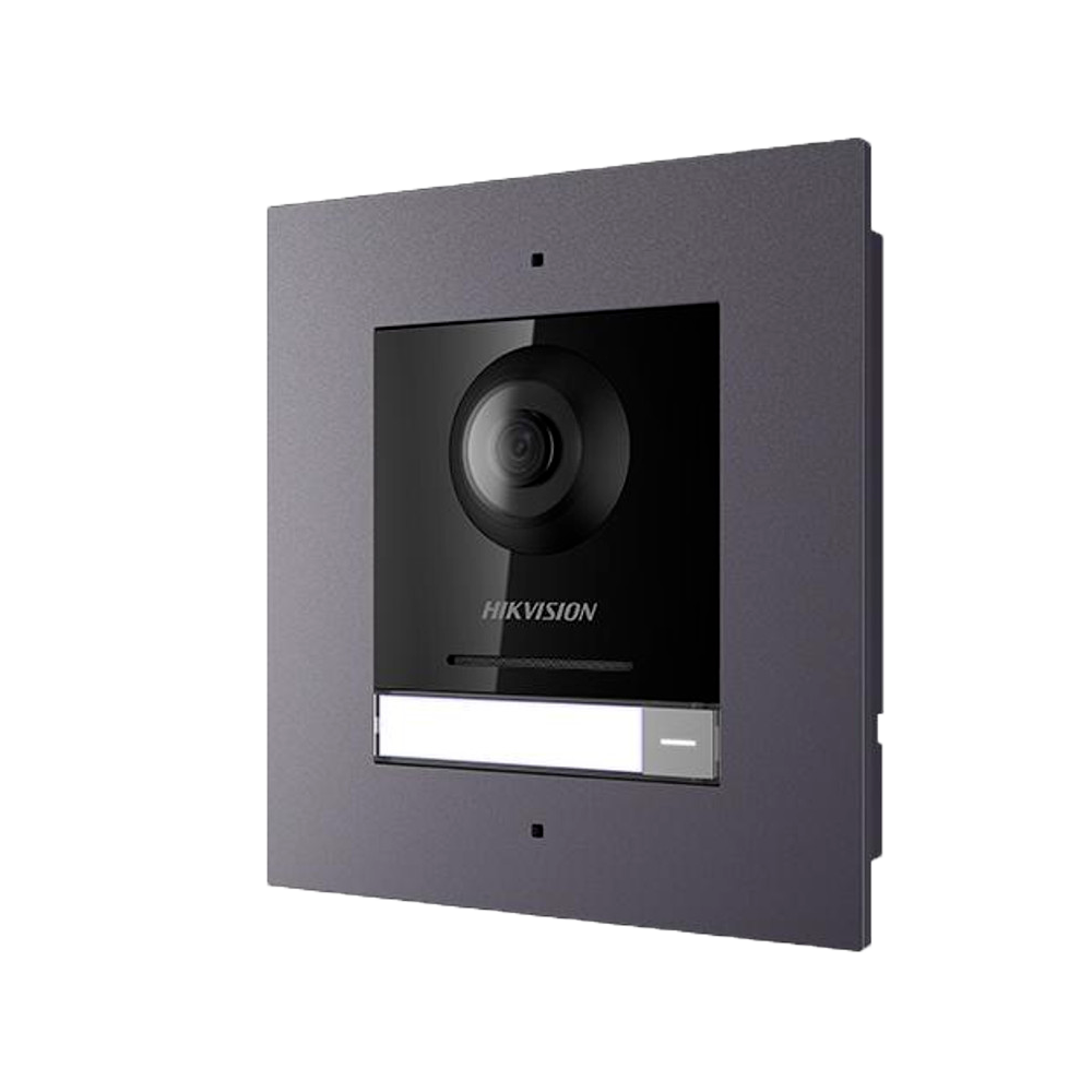 Videoportero IP - Cámara 2 Mpx - Audio bidireccional - App móvil a través de monitor - Apto para exterior IP65 - Montaje modular encastrado (incluido)