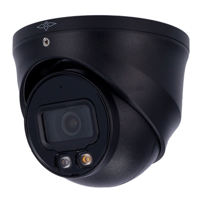 Turret IP Camera X-Security WizSense NEGRO - 4 Megapixel (2688 × 1520) - 2.8 mm lens - PoE | H.265+ - Integrated microphone | Micro SD hasta 256GB - Inteligentes functions | Smart Dual Lighting