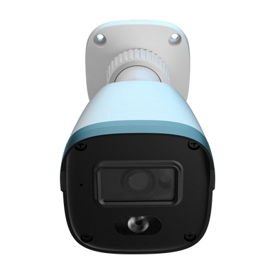 Safire Smart - Telecamera Bullet IP gamma B1 - Risoluzione 4 Megapixel (2566x1440) - Ottica 2.8 mm | Rilevamento avanzato del movimento - Doppia ottica: IR + Bianco portata 20 m | Microfono - Waterproof IP67 | PoE (IEEE802.3af)