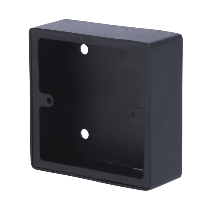 Connection box - Compatible with video intercoms - Surface installation - Made of steel - Strong and durable - Holes for connections