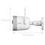 Telecamera Wifi Imou 4 Megapixel - Color Night Vision / Flash deterrente - Lente 2.8 mm / IR 30 m - Rilevamento intelligente delle persone - Audio bidirezionale - Adatta per esterni IP67