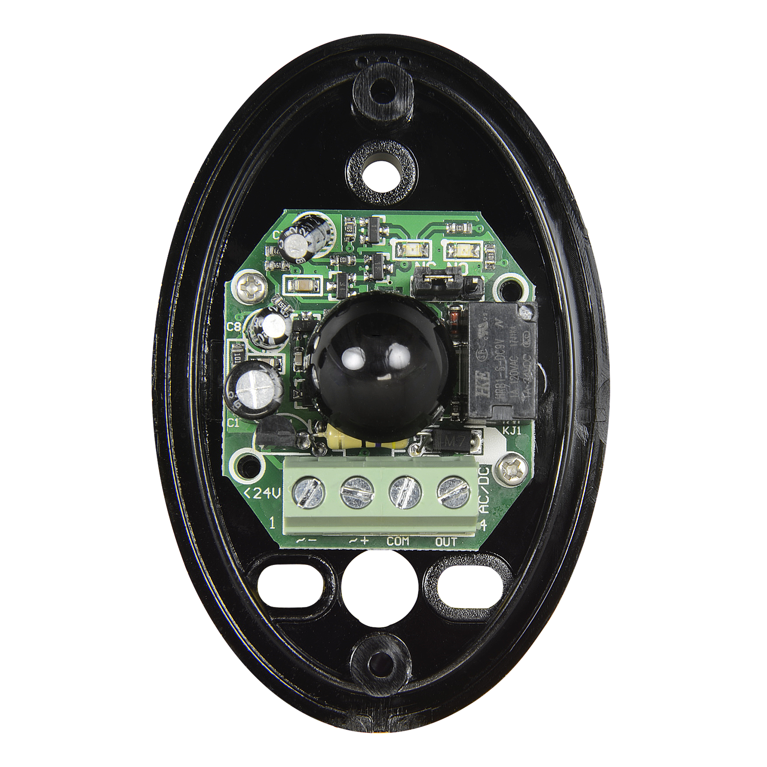 Rilevatore di barriera a infrarossi - Cablato | 1 fascio - Distanza max. di rilevamento 10 / 20 m - Piccole dimensioni e facile installazione - Uscita relé - Alimentazione 12~24VDC/VAC - Innowatt