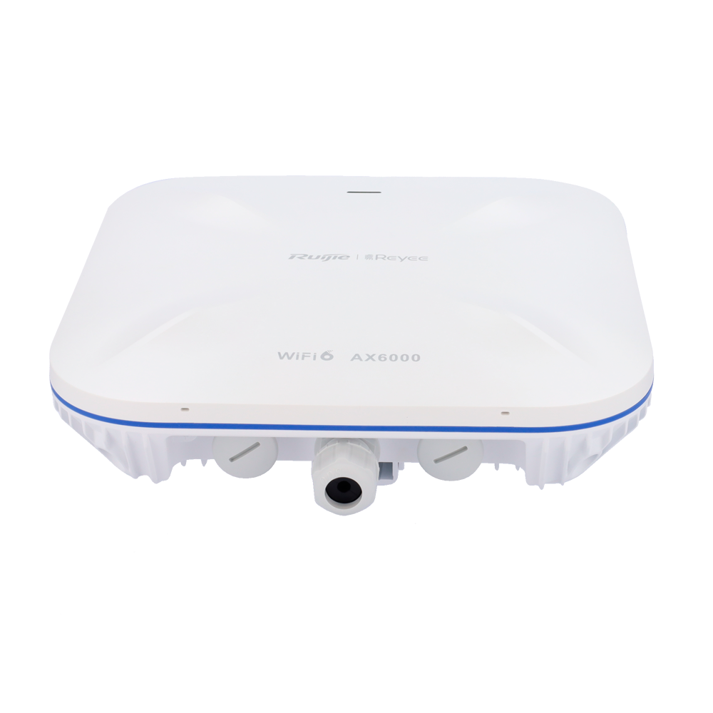 Reyee - AP omnidireccional Wi-Fi 6 de alta densidad - Apto para uso en exteriores IP68 - Soporta 802.11a/b/g/n/ac/ax - Velocidad de transmisión hasta 6000 Mbps - Antena MIMO 4x4