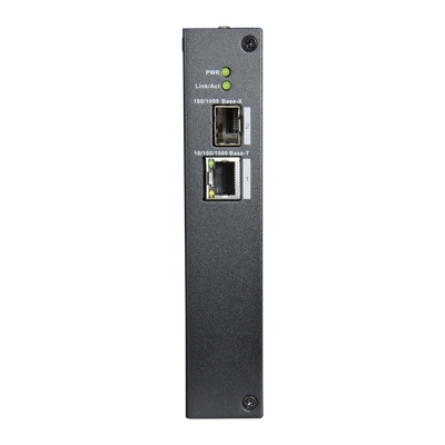 X-Security - Desktop switch - 1 puerto1 RJ45 + 1 Fiber SFP port - Speed ​​100/1000 Mbps - Plug &amp; Play - Energy saving technology