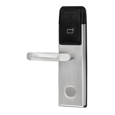 Hotel lock - Opening via MF card - Backset 60mm | Left opening - Independent operation with 4 x AA battery - Emergency cylinder - Management with Hotel Lock System software