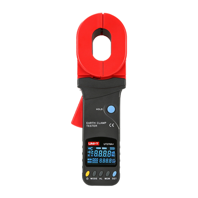 Pinza amperimétrica para medir la resistencia de tierra - Pantalla EBTN hasta 1000 cuentas - Medición de corriente de fuga hasta 30A - Medición de resistencia de tierra hasta 1000Ω - Calibración automática | Rango automático - Alarma de límite