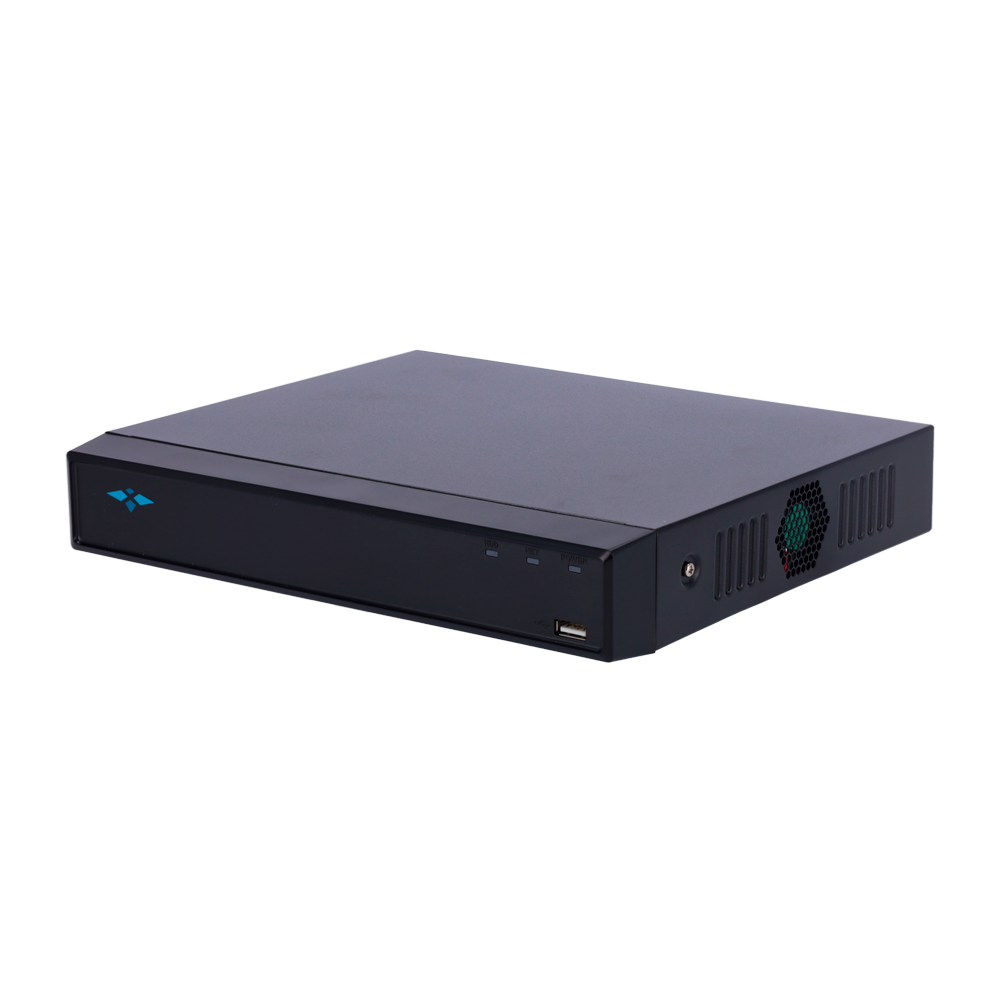 Grabador IP X-Security WizSense AI - 8 CH vídeo IP | 8 CH PoE - Resolución máxima grabación 12 Mpx - Ancho de banda 80 Mbps - Salida HDMI Full HD y VGA - Admite 1 disco duro