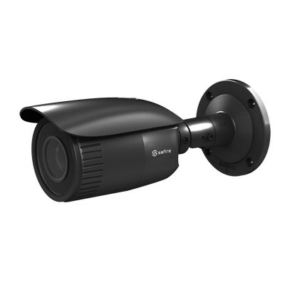 4 Megapixel IP Bullet Camera - 1/3" Progressive Scan CMOS Sensor - 2.8~12 mm varifocal motorized lens - IR LEDs range 50 m - H.265+ compression - PoE ( 802.3af)