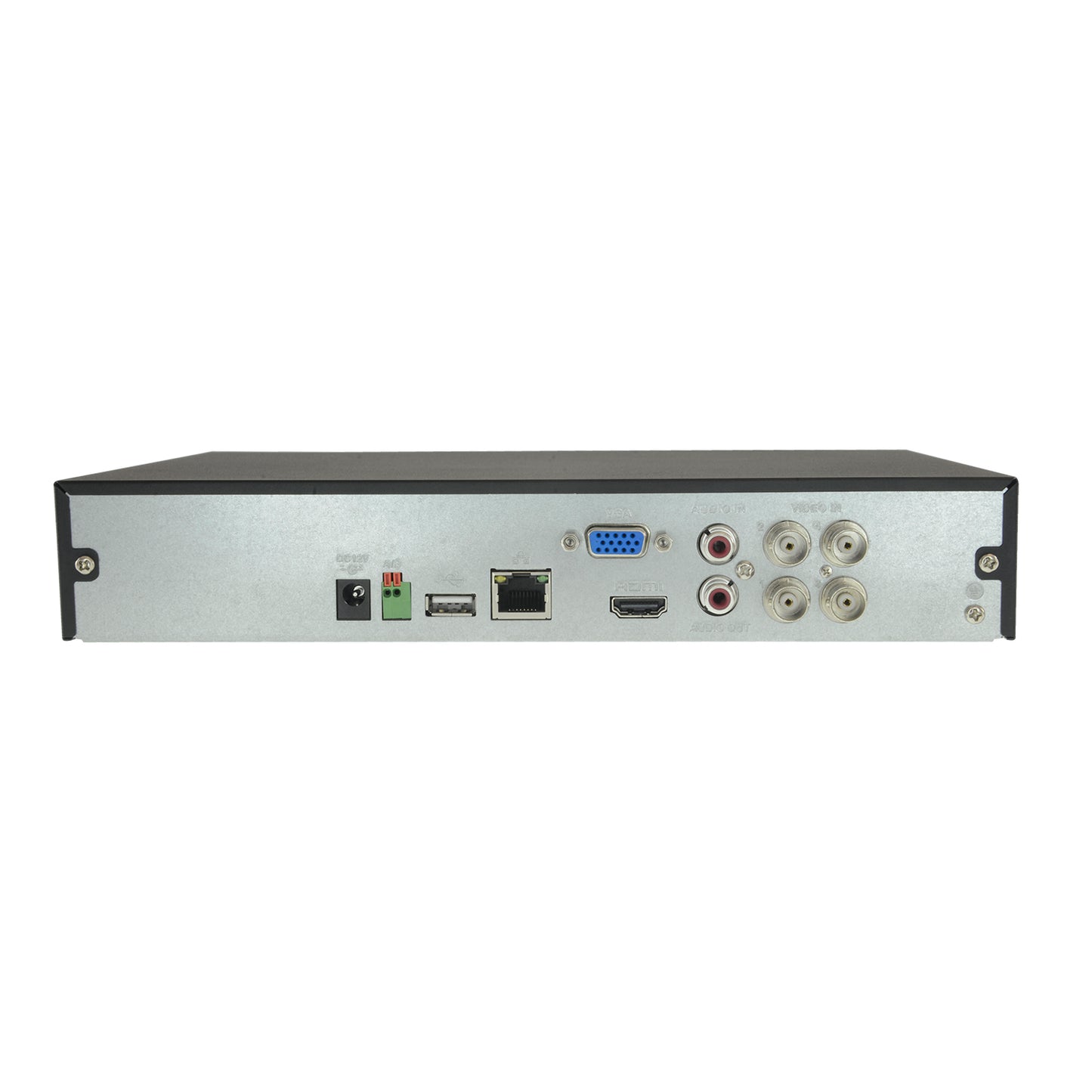 Grabador de vídeo digital HDCVI - 4 CH HDCVI o CVBS / 1 CH audio / 2 IP - 720p (25FPS) - Alarma no disponible - Salida Full HD VGA y HDMI
