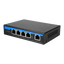 PoE Extender Switch - Ampia portata dell' alimentazione POE - 4 porte PoE + 1 Uplink RJ45 - IEEE 802.3 af/at/bt - Potenza massima totale 50 W - Porte 10/100/1000 Mbps