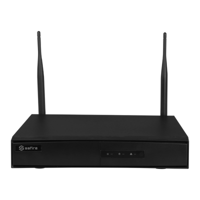 NVR para cámaras IP - Vídeo IP de 4 canales | Módulo WiFi - Resolución máxima 4 Mp - Ancho de banda 50 Mbps - Salida VGA y HDMI Full HD - Permite 1 disco duro