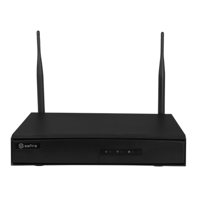 NVR per videocamere IP - 4 CH video IP | Modulo WiFi - Risoluzione massima 4 Mp - Larghezza di banda 50 Mbps - Uscita VGA e HDMI Full HD - Ammette 1 hard disk