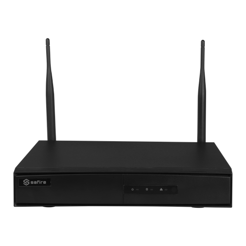 NVR per videocamere IP - 8 CH video IP | Modulo WiFi - Risoluzione massima 4 Mp - Larghezza di banda 50 Mbps - Uscita VGA e HDMI Full HD - Ammette 1 hard disk