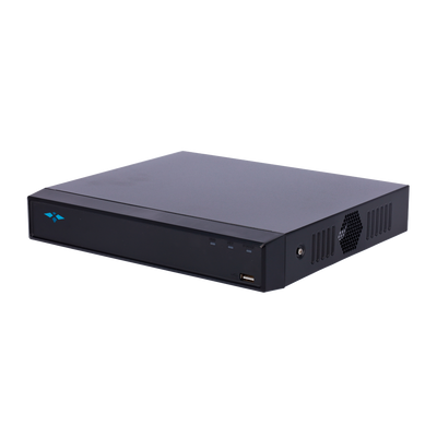 Grabador IP X-Security AI - 8 CH vídeo IP / 8 puertos PoE - Resolución máxima grabación 12 Mpx - Ancho de banda 80 Mbps - Salida HDMI Full HD y VGA - Admite 1 disco duro