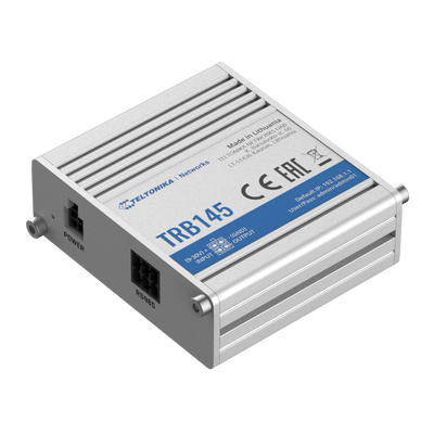 Teltonika Gateway 4G Industrial - 4G Cat 1 / 3G / 2G - RS485 port - Micro USB connector - Compact design