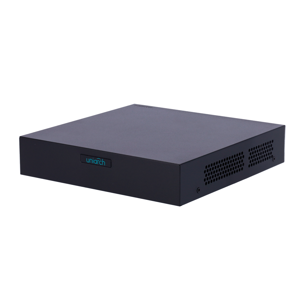 5n1 Video Recorder - Uniarch - 8 CH HDTVI / HDCVI / AHD / CVBS + 2 extra IP - Audio - Supports 1 hard disk up to 6TB