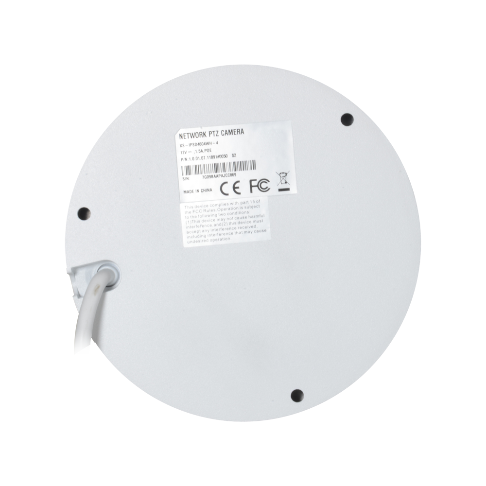 Telecamera motorizzata IP 4 Megapixel - 1/3” Progressive CMOS - Compressione H.265/H.264/MJPEG - Lente varifocale 4X (2.7~11 mm) - Rilevazione intelligente, Auto Iris, Autofocus - WEB, Software, Smartphone e NVR