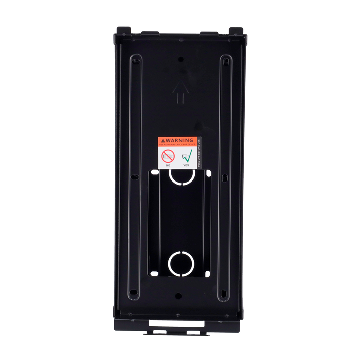 Video intercom support - Specific for Akuvox AK-R27(8)A video intercoms - Dimensions: 270mm (Al) x 122mm (An) x 61mm (Fo) - Made of galvanized steel - Flush mounting - easy installation