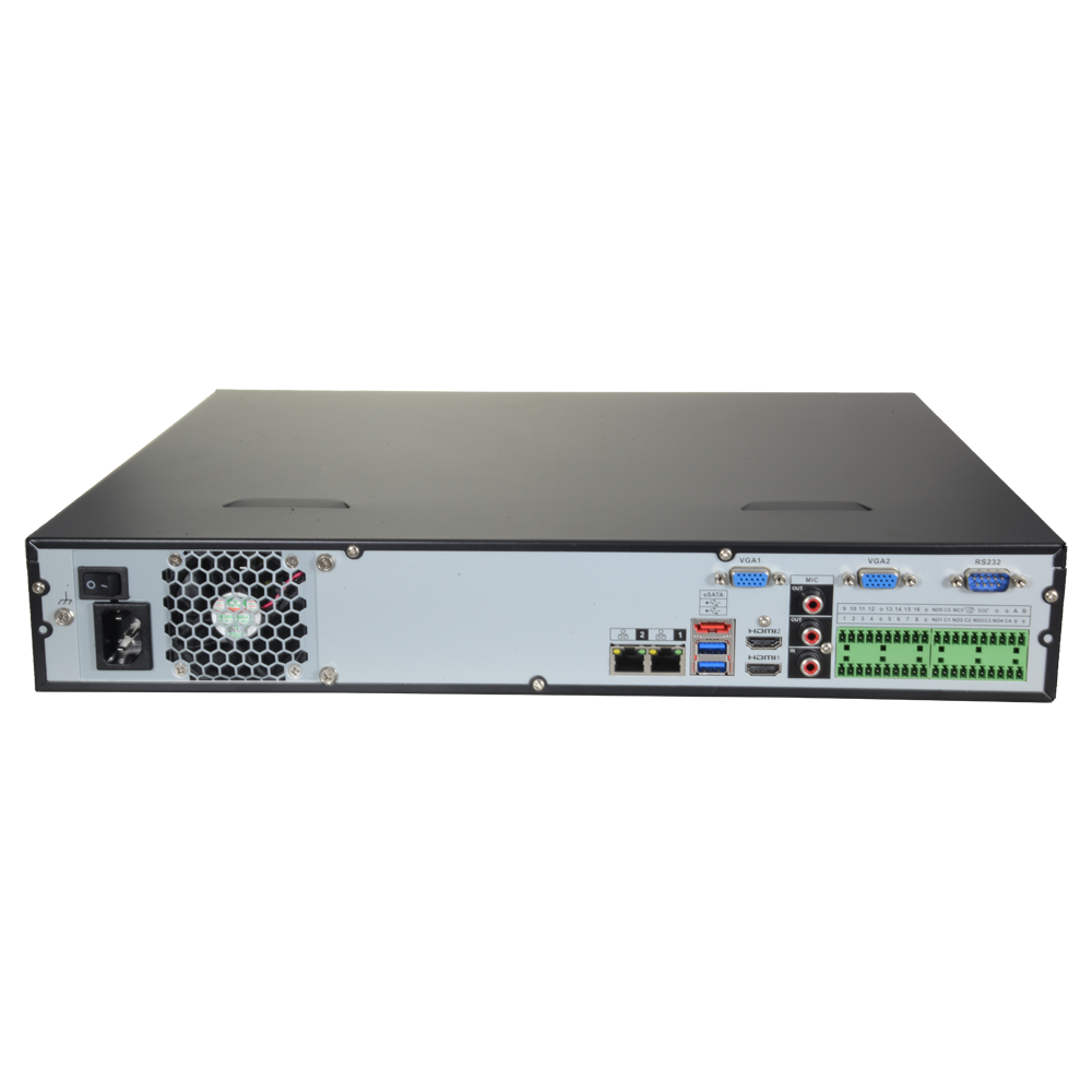 Videoregistratore X-Security NVR per telecamare IP - Massima risoluzione 8 Megapixel - Compressione H.265 / H.264 - 64 CH IP - Uscita HDMI 4K e VGA - WEB, DSS/PSS, Smartphone e NVR