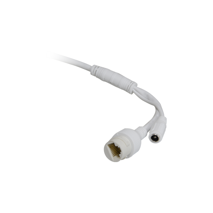 Telecamera IP Bullet Grandangolare - 4 Mpx (2688 × 1520) - Ultra Low Light - Lente grandangolare 180º - IR LEDs portata 20 m - Slot per scheda MicroSD
