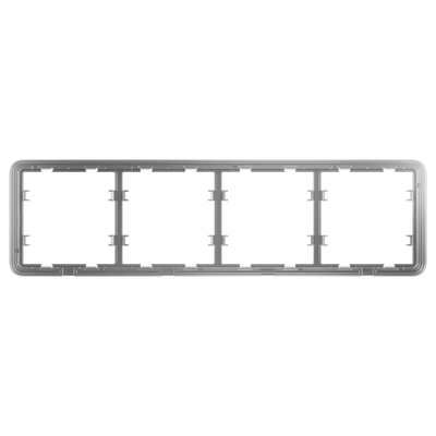 Telaio per quattro interruttori - Compatibile con 2 x AJ-SIDEBUTTON - Compatibile con 2 x AJ-CENTERBUTTON - Innowatt