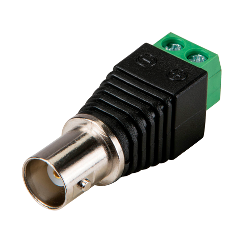 SAFIRE connector - BNC female - Output +/ from 2 terminals - 40 mm (Fo) - 14 mm (An) - 4 g