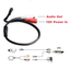 External Microphone - Can be paired with any camera - RCA Audio Connector (White) - Power In/Out Connector - DC6V~12V Power Supply - Long: 420mm