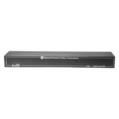 Video Balun 4N1 (HDTVI, HDCVI, AHD and CVBS) - 16 Passive Channels - Includes 16 BA612P-HACs - BNC &amp; RJ45 Connection - Distance: 180 ~ 440m