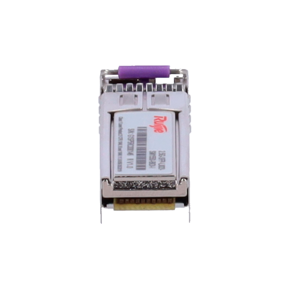 Modulo transceiver SFP Ruijie - BIDI Trasmissione 1550nm / Ricezione 1310nm - Fibra Monomodale - Connettore LC - Distanza massima 3 km - 2,5Gbps - 2.5GBASE-LX