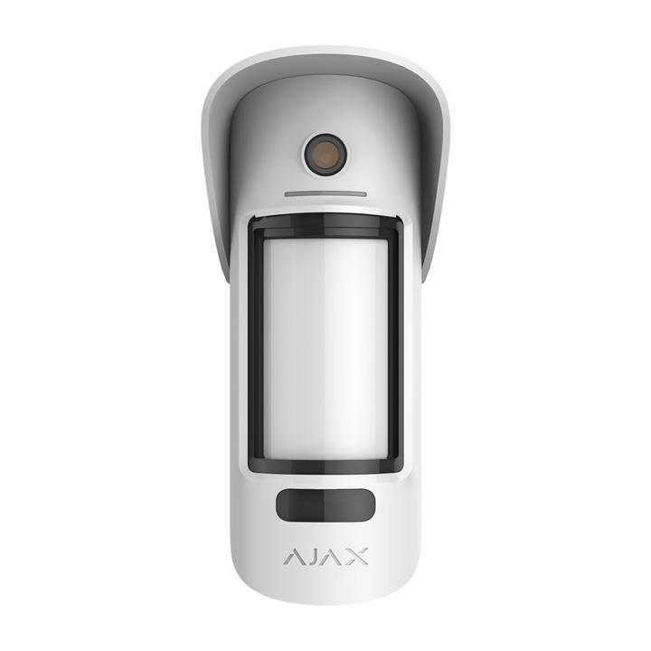 Ajax - Outdoor photo-verification detector with photo on demand - Wireless 868 MHz Jeweler - Privacy management / Detection from 3 to 15 m - Antimasking / Immune to pets - IP55 outdoor use