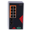 Safire Switch Industrial Alimentación AC 90~264V - 8 puertos Gigabit + 2 SFP Gigabit - 6 Puertos PoE+ 30W + 2 Puertos Hi-PoE 60W - PoE Watchdog - Hasta 130W Potencia PoE total - Instalación carril DIN