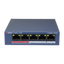 Interruttore da tavolo Hikvision - 4 Porte PoE + 1 porta Uplink (RJ45) - Velocità 10/100 Mbps - Fino 35W in totale per tutte le porte - Compatibile con PoE IEEE802.3af
