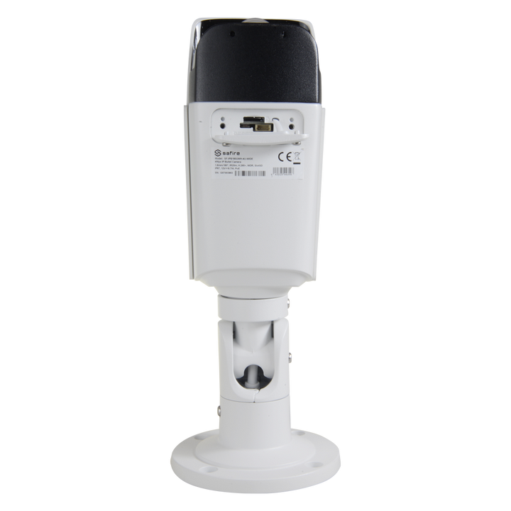 Telecamera IP Bullet Grandangolare - 4 Mpx (2688 × 1520) - Ultra Low Light - Lente grandangolare 180º - IR LEDs portata 20 m - Slot per scheda MicroSD