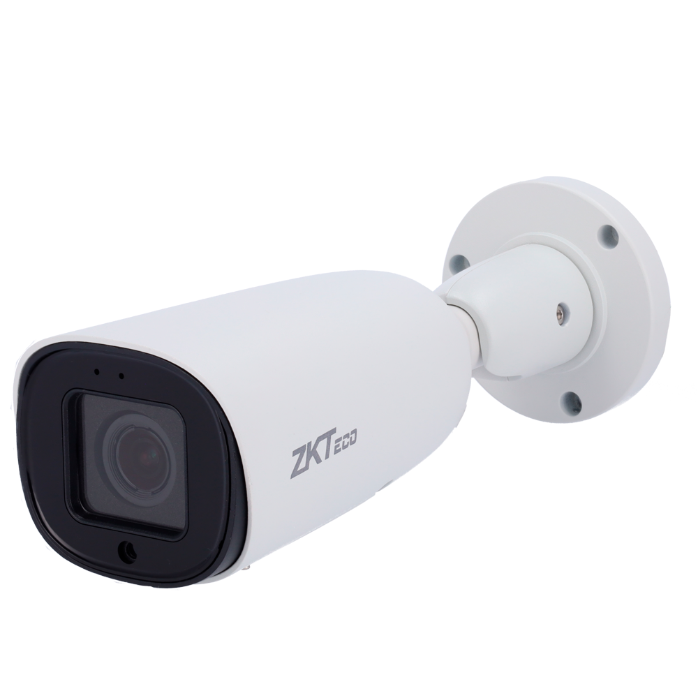 Cámara IP tipo bala LPR de 2 Mp - Sony STAVIS CMOS 1/2.8” - Función OCR (lectura de matrículas integrada) - Lente motorizada 3.35~10.05 mm - Alcance LED IR 50 m | RS485 - Software LPR integrado | ZKBio CVSeguridad