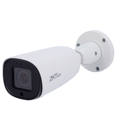 Cámara IP tipo bala LPR de 2 Mp - Sony STAVIS CMOS 1/2.8” - Función OCR (lectura de matrículas integrada) - Lente motorizada 3.35~10.05 mm - Alcance LED IR 50 m | RS485 - Software LPR integrado | ZKBio CVSeguridad