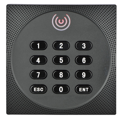 Lettore di accesso - Accesso tramite scheda EM e PIN - indicatore LED e acustico - Wiegand 26/34 - Compatibile con i controller ZKTeco - Adatto per esterni IP64